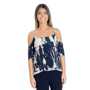 Gypsy 05 Cold Shoulder Spaghetti Tank Top Blouse L